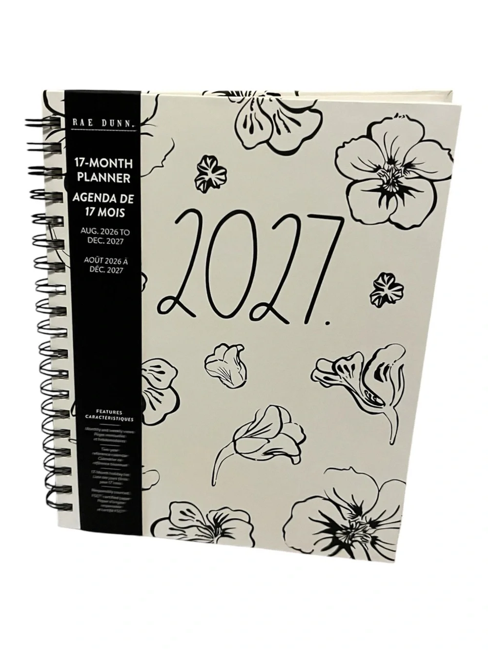 🆕 Rae Dunn 2027 Floral  Planner 17 Month